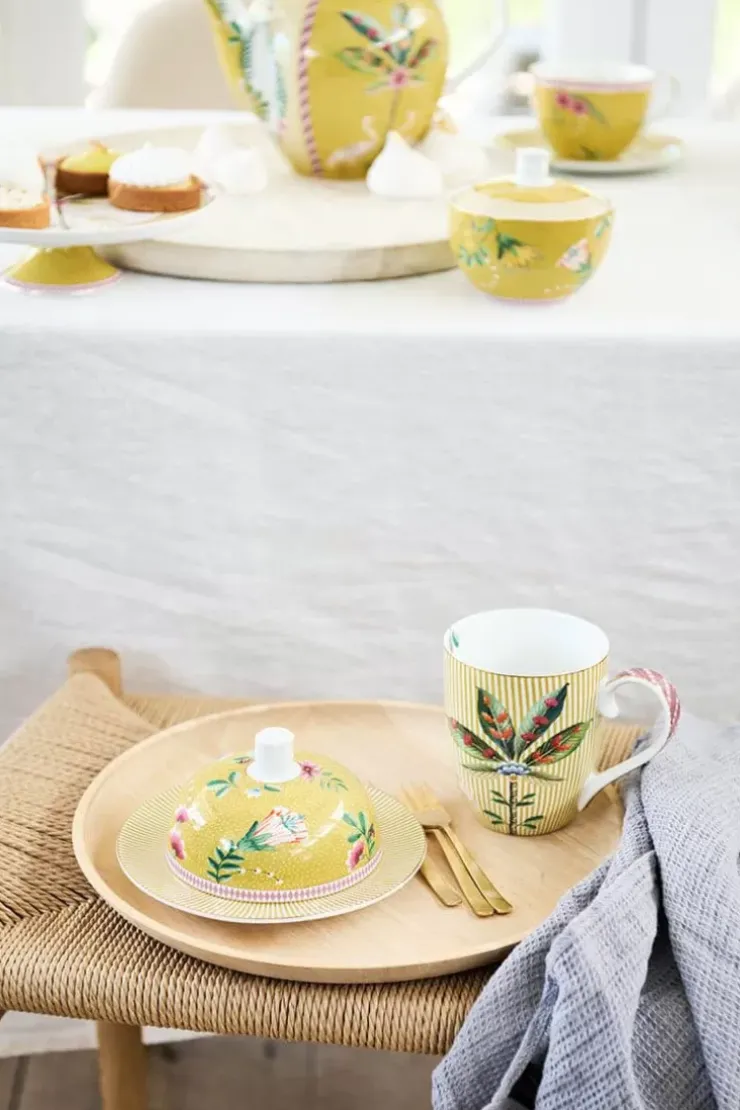 Pip Studio La Majorelle Botervloot Rond Geel Clearance