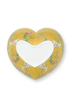 Pip Studio La Majorelle Grote Serveerschaal Hart Geel Sale