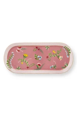 Pip Studio La Majorelle Rechthoekige Taartplateau Roze