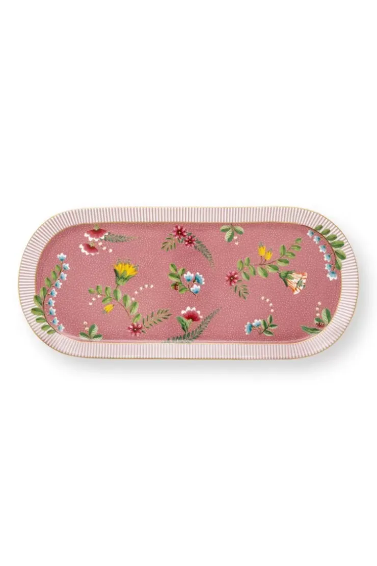 Pip Studio La Majorelle Rechthoekige Taartplateau Roze