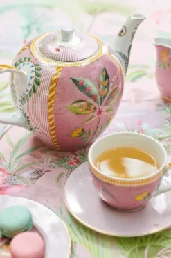 Pip Studio La Majorelle Set/2 Cappuccino Kop & Schotel Roze Online