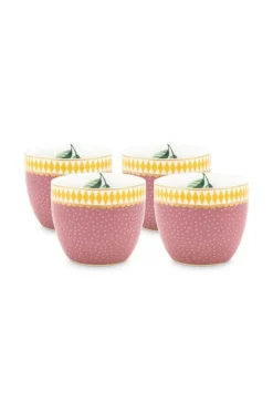 Pip Studio La Majorelle Set/4 Eierdopjes Roze