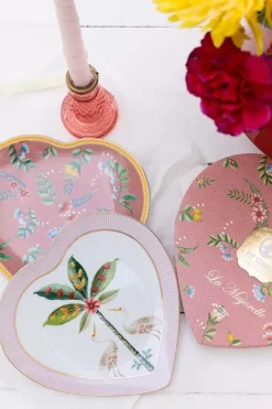 Pip Studio La Majorelle Set/2 Hartvormige Borden Roze Best
