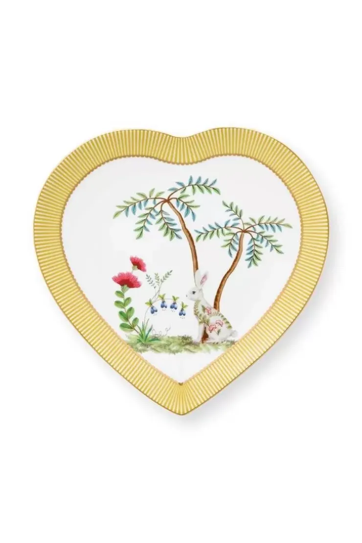 Pip Studio La Majorelle Set/2 Hartvormige Borden Geel Sale