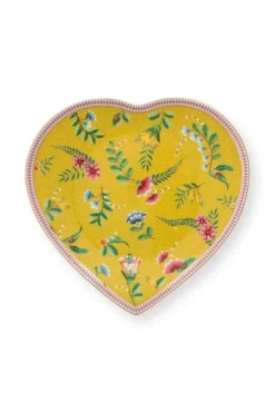 Pip Studio La Majorelle Set/2 Hartvormige Borden Geel Sale