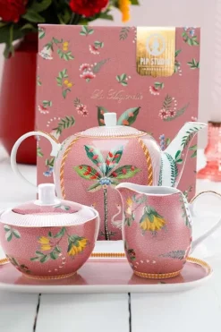 Pip Studio La Majorelle Thee Set/4 Roze Clearance