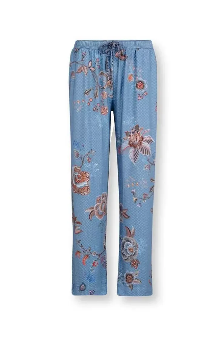 Pip Studio Lange Broek Cece Fiore Blauw