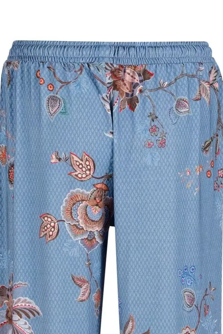 Pip Studio Lange Broek Cece Fiore Blauw