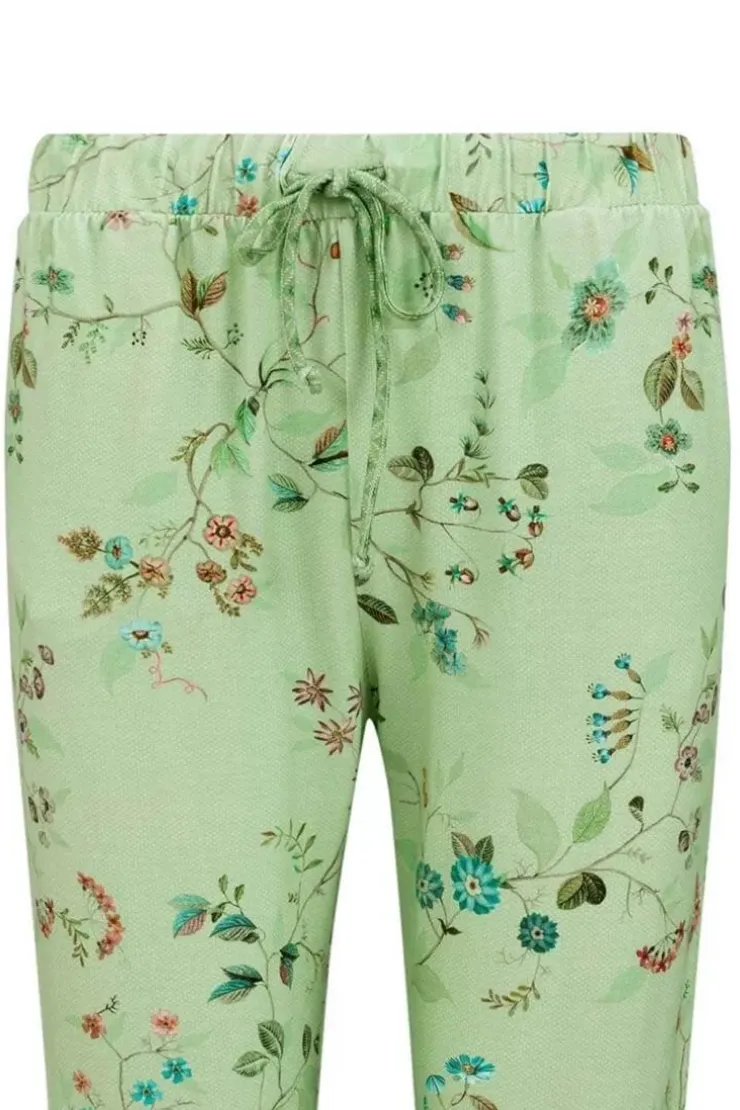 Pip Studio Lange Broek Kawai Flower Licht Groen Discount