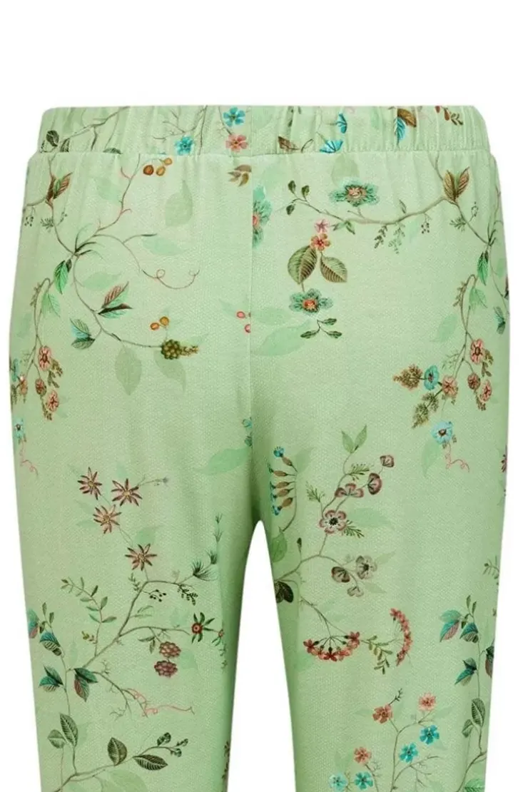 Pip Studio Lange Broek Kawai Flower Licht Groen Discount