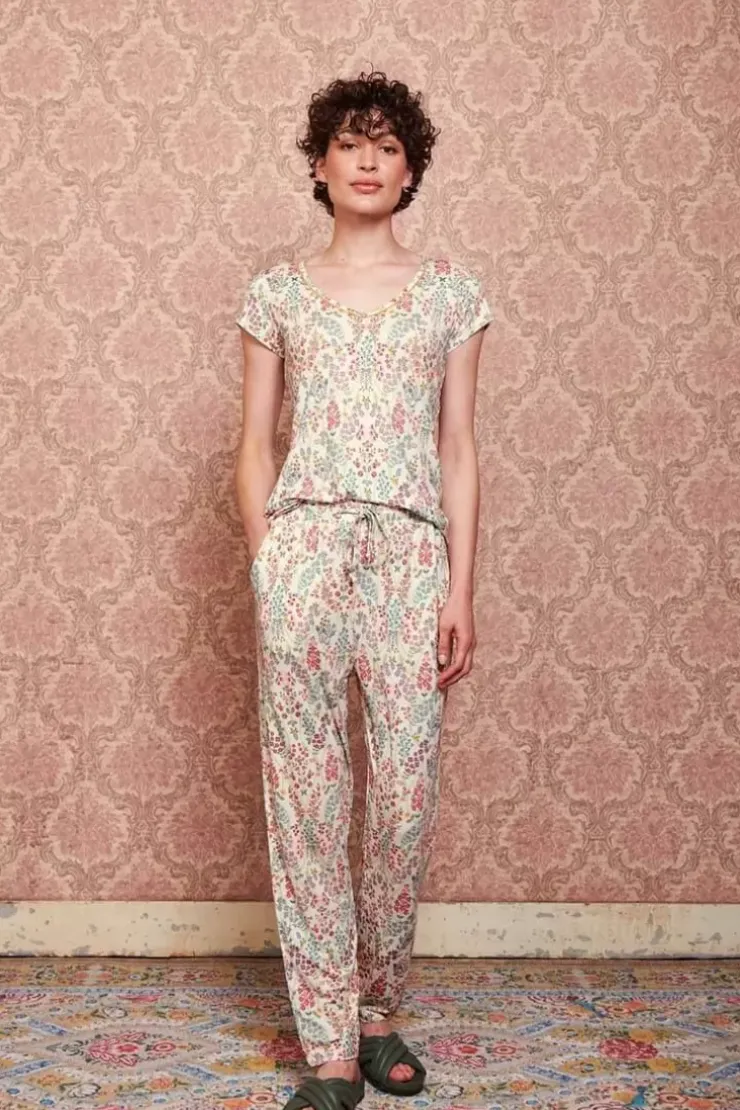 Pip Studio Lange Broek Primavera Wit Online