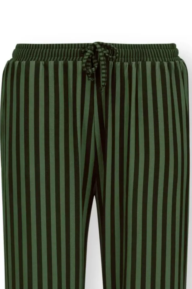 Pip Studio Lange Broek Sumo Stripe Donker Groen Sale