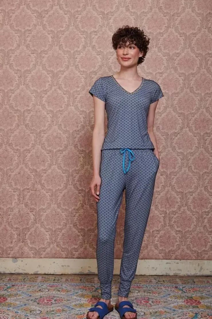 Pip Studio Lange Broek Tegola Blauw Discount