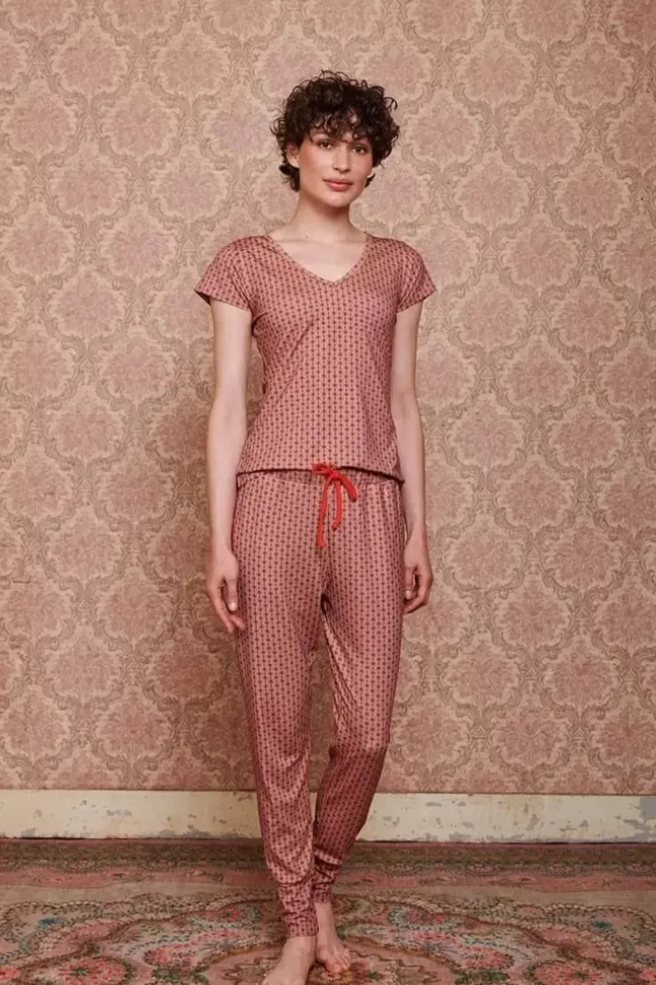 Pip Studio Lange Broek Tegola Roze Online