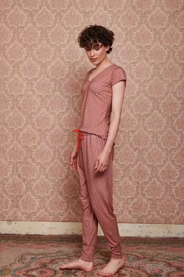 Pip Studio Lange Broek Tegola Roze Online