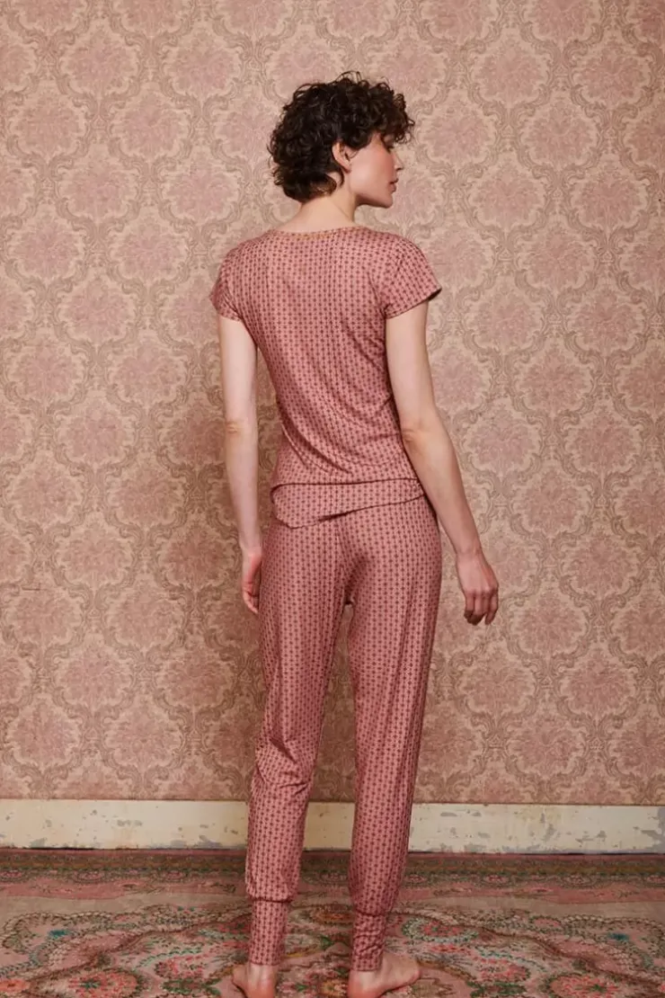 Pip Studio Lange Broek Tegola Roze Online
