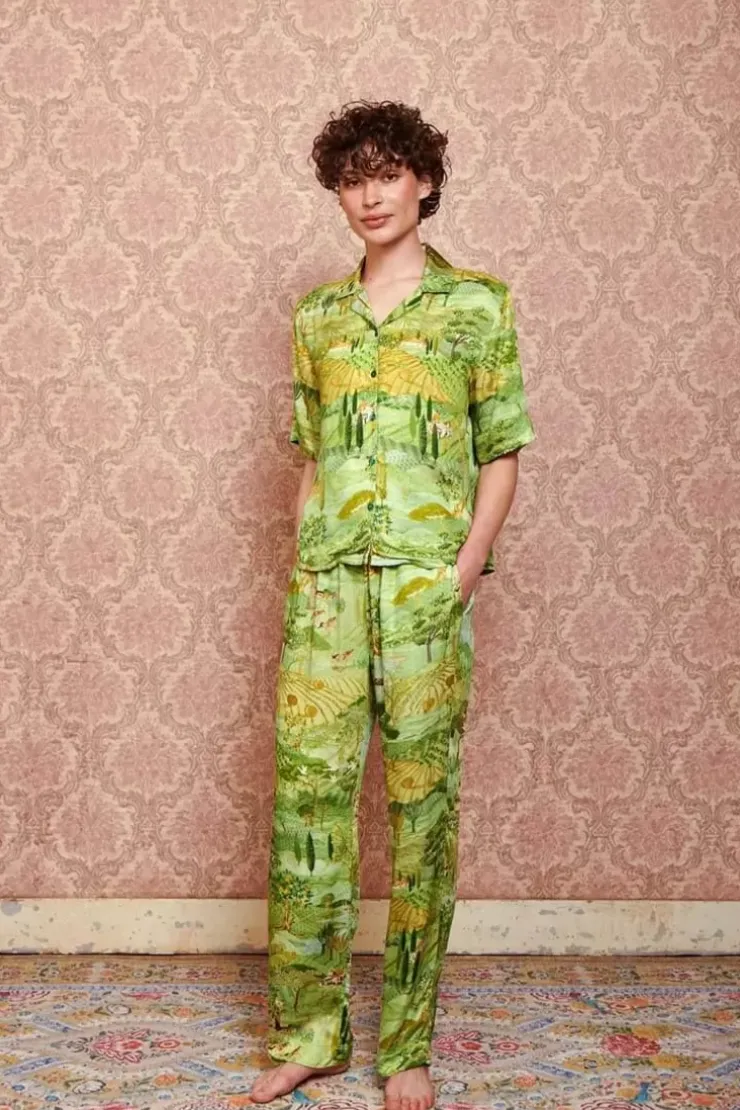 Pip Studio Lange Broek Toscana Groen Sale