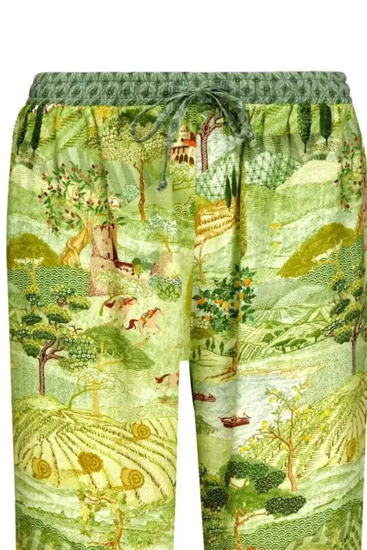 Pip Studio Lange Broek Toscana Groen Sale