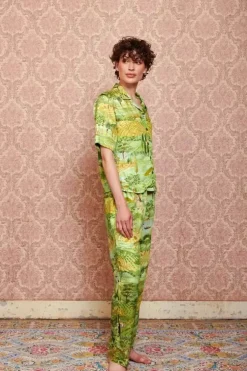 Pip Studio Lange Broek Toscana Groen Sale