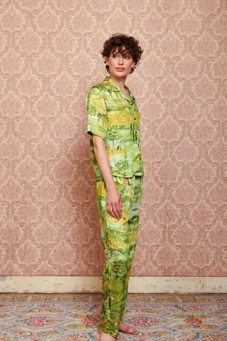 Pip Studio Lange Broek Toscana Groen Sale