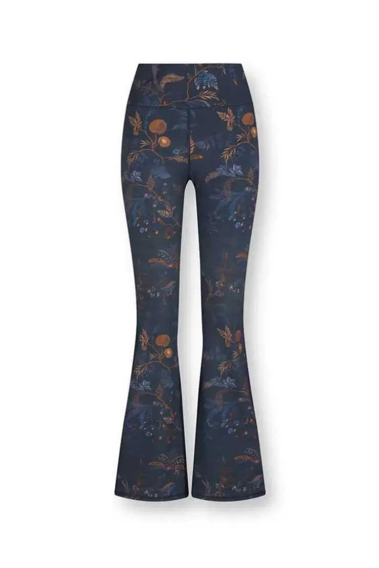 Pip Studio Lange Flared Sportlegging Isola Donker Blauw Sale
