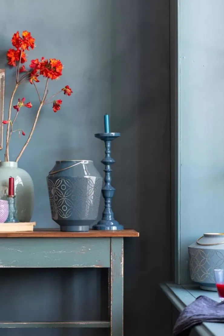 Pip Studio Lantaarn Geemailleerd 29 Cm Blauw Sale