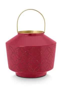 Pip Studio Lantaarn Geemailleerd 22 Cm Roze Outlet
