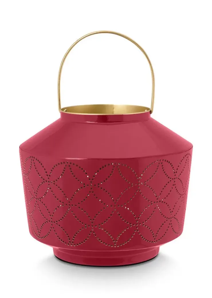 Pip Studio Lantaarn Geemailleerd 22 Cm Roze Outlet