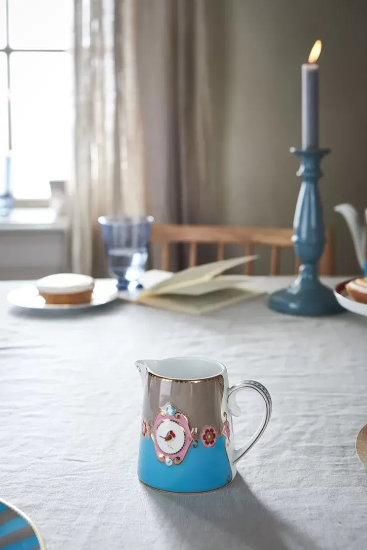 Pip Studio Love Birds Kan Klein Blauw/Khaki Multi Hot