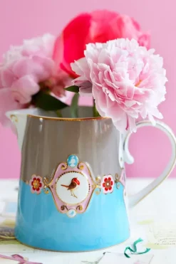 Pip Studio Love Birds Kan Klein Blauw/Khaki Multi Hot