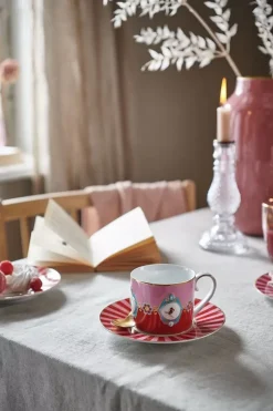 Pip Studio Love Birds Mok Groot Rood/Roze Clearance