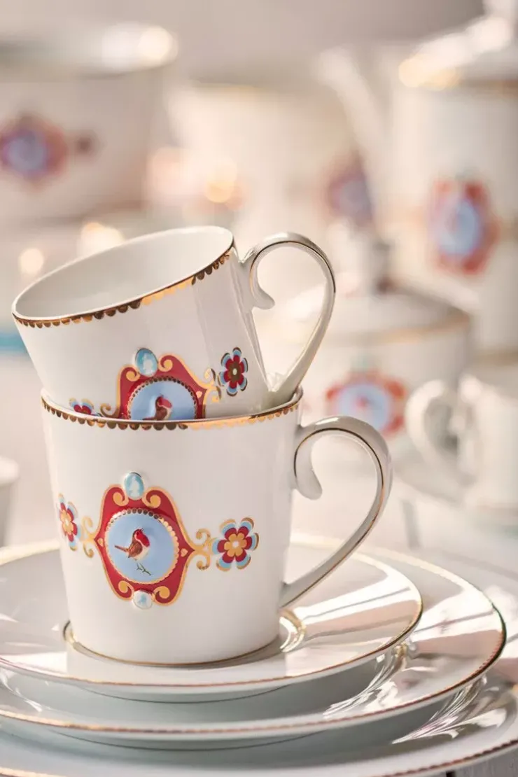 Pip Studio Love Birds Ontbijtset/7 Wit Best