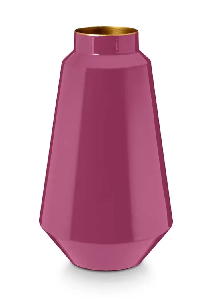 Pip Studio Metalen Vaas 36 Cm Roze Outlet