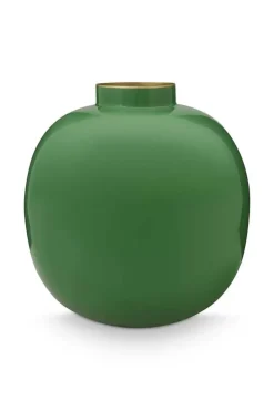 Pip Studio Metalen Vaas 23 Cm Groen Best