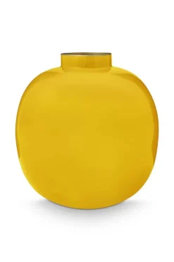 Pip Studio Metalen Vaas 23Cm Geel Online