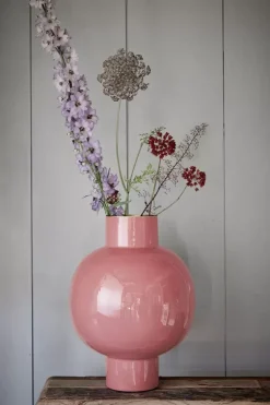 Pip Studio Metalen Vaas 42Cm Roze Outlet