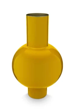 Pip Studio Metalen Vaas 40Cm Geel Sale