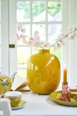 Pip Studio Metalen Vaas 32Cm Geel Online