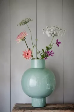 Pip Studio Metalen Vaas Licht 42Cm Groen Sale