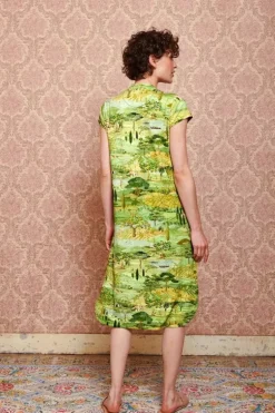 Pip Studio Nachthemd Korte Mouw Toscana Groen Discount