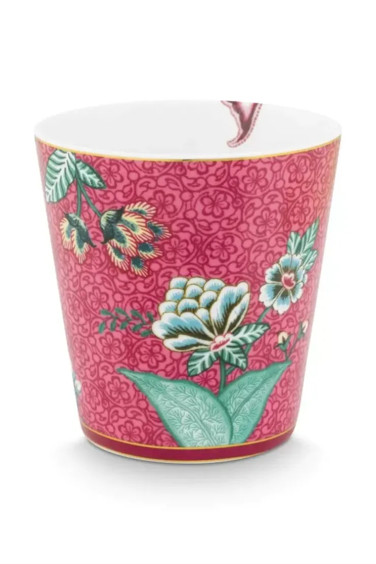 Pip Studio Oriental Flower Festival Set/4 Mokken Donker Roze Discount