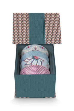 Pip Studio Oriental Flower Festival Set/4 Kommen 12Cm Blauw Discount