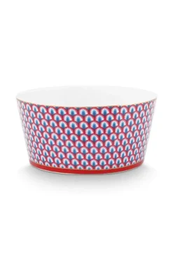 Pip Studio Oriental Flower Festival Set/4 Kommen 12Cm Blauw Discount