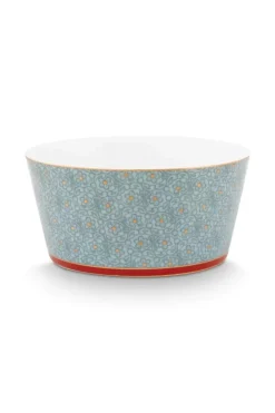 Pip Studio Oriental Flower Festival Set/4 Kommen 12Cm Blauw Discount