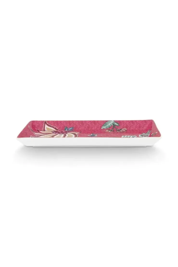 Pip Studio Oriental Flower Festival Set/6 Sushi Donker Roze