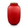 Pip Studio Ovale Mini Vaas Red 14 Cm Best