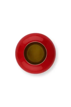 Pip Studio Ovale Mini Vaas Red 14 Cm Best