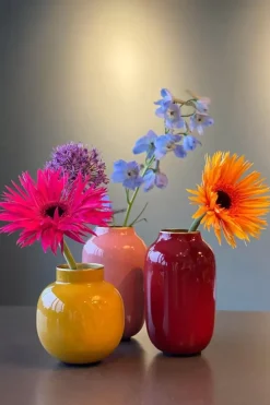 Pip Studio Ovale Mini Vaas Red 14 Cm Best