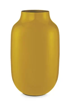 Pip Studio Ovale Vaas Metaal 30 Cm Geel Hot