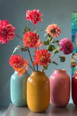 Pip Studio Ovale Vaas Metaal 30 Cm Geel Hot